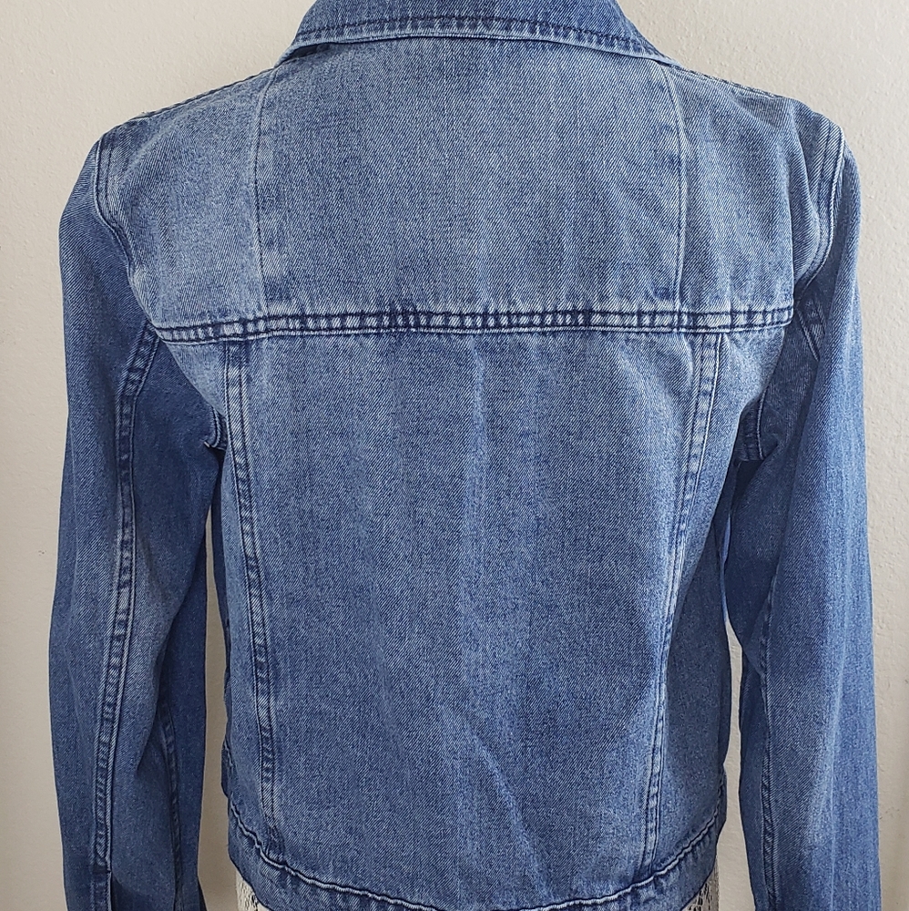 Michael Kors Classic Cotton Denim Jacket - Picture 8 of 16